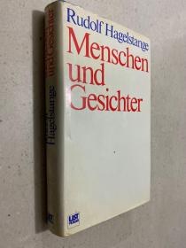 rudolf hagelstange menschen und gesichter（英文版）鲁道夫·哈格尔斯坦 门和兴格希特 精装本