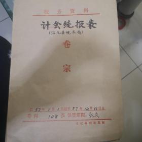 沾化县1957年税收计划