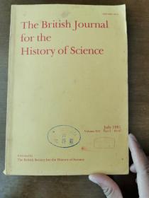 The British journal for The history of science 1981年7月英文版