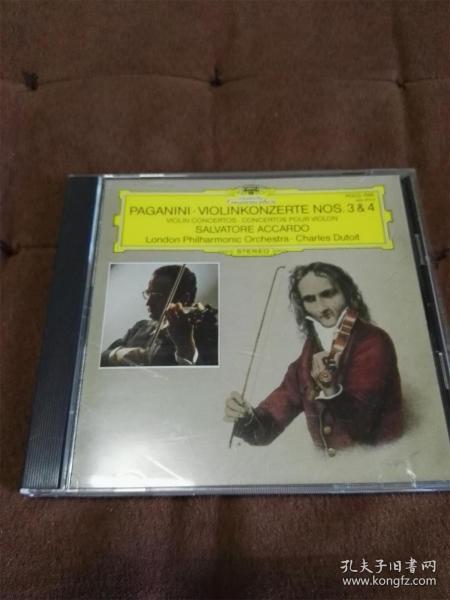 极品珍藏 DG 帕格尼尼-第三、四小提琴协奏曲/阿卡多 ACCARDO/ PAGANINI  日凸字SMJ首版