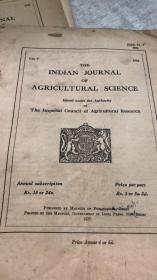 英文书the indian journal of agricultural  science    VOL.IV 1934  VOL.V 1935 VOL.VI 1936    印度农业科学杂志1934年1935年1936年 共3本合售