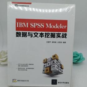 IBM SPSS Modeler数据与文本挖掘实战。