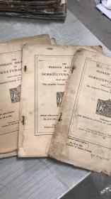 英文书the indian journal of agricultural  science    VOL.IV 1934  VOL.V 1935 VOL.VI 1936    印度农业科学杂志1934年1935年1936年 共3本合售