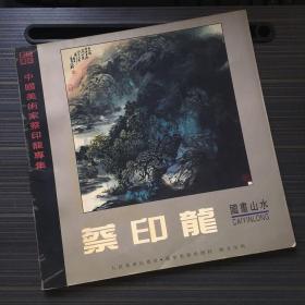 百家书库 C 套 中国美术家蔡印龙专集——蔡印龙国画山水【一版一印】