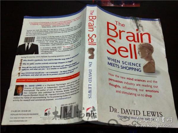 原版英法德意等外文 THE BRALN SELL When science meets shopping Dr.David Lewis 2013年 小16开平装