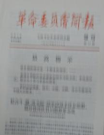 革命委员会简报（增刊）第10、11、12、13、17、18、19、20、21、22、23（共11期）合售