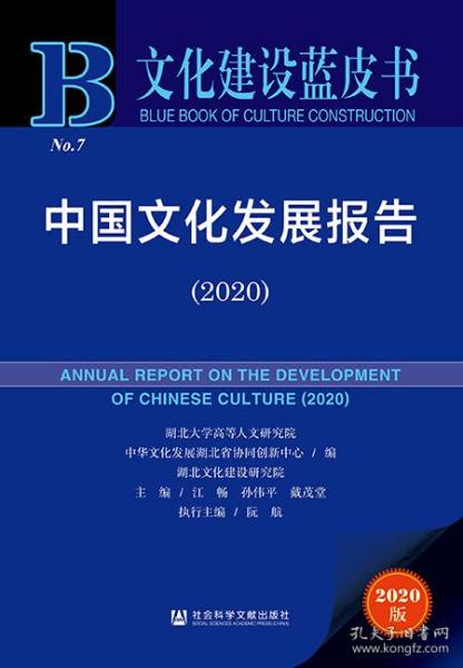 文化建设蓝皮书：中国文化发展报告（2020）