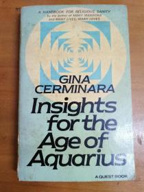 英文原版：Insights
for the
Age of
Aquarius