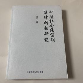 中国社会转型期法律问题研究