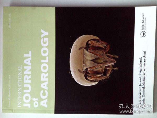 International Journal of Acarology 10/2014 国际蜱虫学学术期刊