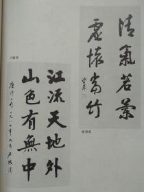 勒流书法研究会书画作品选（附：名家题赠手迹）--黎子流 连登等著 王个簃题签 李可染等题词。广东人民出版社。1989年。1版1印。赠送本