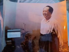 毛泽东，毛主席在庐山大幅彩色照片