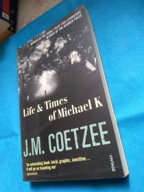 J.M. Coetzee: Life & Times of Michael K 诺贝尔文学奖得主 库切 名作《迈克尔K的生活和时代》英文原版