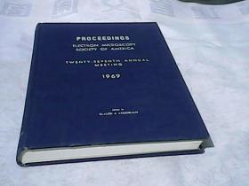 美国电子显微镜学会学报1969   PROCEEDINGS ELECRON MICROSCOPY SOCIEY OF AMERICA