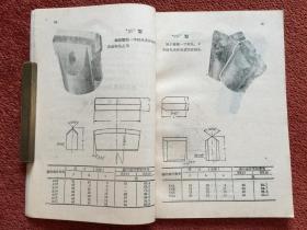 《采矿、探矿工业用硬质合金样本及使用说明》1956年一版一印，4幅拉页大图