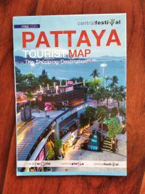 （英文原版）PATTAYA MAP TAILAND  泰国芭提雅购物地图