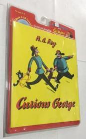 Curious George Book & CD (Read Along Book & CD)好奇的乔治书和CD（随书阅读CD）  英文儿童读物 书+CD  库存书