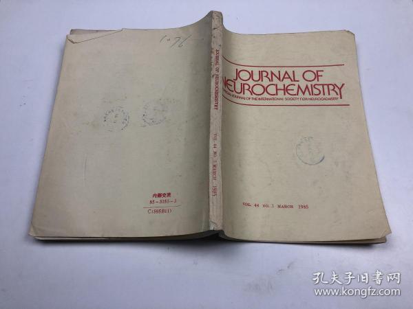 journal of neurochemistry 神经化学杂志 vol 44