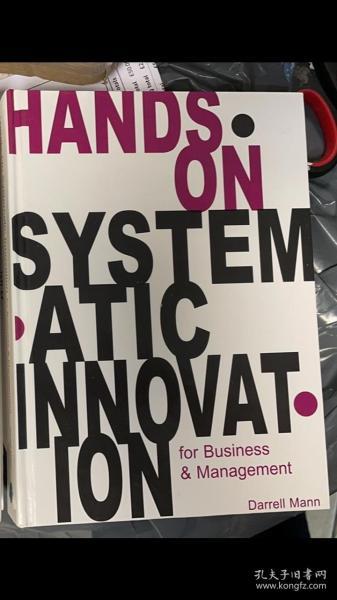 预订 Hands on Systematic Innovation: For Business and Management  英文原版 系统性创新手册（管理版） Darrell Mann   达雷尔·曼恩（Darrell Mann）