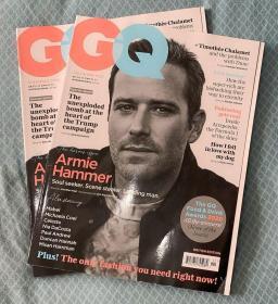 英国 GQ绅士2020年11月艾米·汉莫Armie Hammer 时尚服装英文杂志