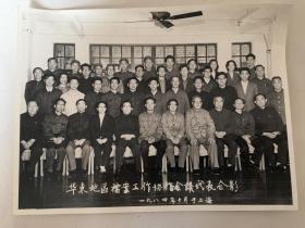 1984年华东地区档案工作协作会议代表合影