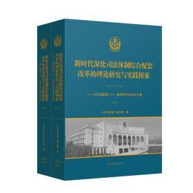 新时代深化司法体制综合配套改革的理论研究与实践探索北京法院第三十一届学术讨论会论文集（上下册） 9787510929557