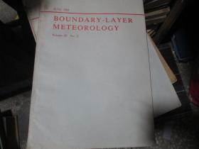 BOUNDARY-LAYER METEOROLOGY(Volume 29 No.2 JUNE 1984)