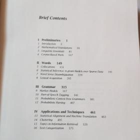 FOUNDATIONS OF  STATISTICAL NATURAL LANGUAGE  PROCESSING  统计自然语言处理基础