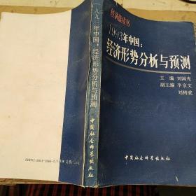 1993年中国经济形势分析与预测