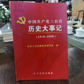 历史大事记    中国共产党三台县