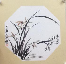 （保真）杨崇德《幽兰》小品