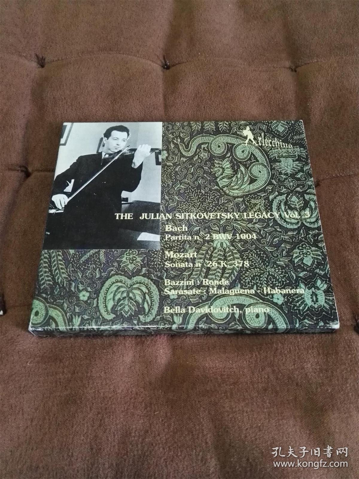 稀少极品珍藏 小丑唱片 ARL老西特科维茨基的遗产III /THE JULIAN SITKOVETSKY LEGACY Vol.3 –BACH、MOZART、BAZZINI  意首版