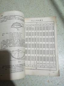 山东省中学试用课本 数学用表