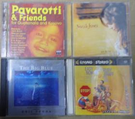 PAVAROTTI FRIENDS THE BIG BLUE NORAH JONES RUBY BRAFF AND HIS MEN 首版 旧版 港版 原版 绝版 CD