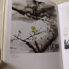 闵学林书画集（1980-1990）闵学林钢笔签名+印章 8开 精装本 宋忠元 主编 浙江美术学院出版社 1992年1版1印 仅印1100册 私藏 接近全新品相--陆抑飞题签