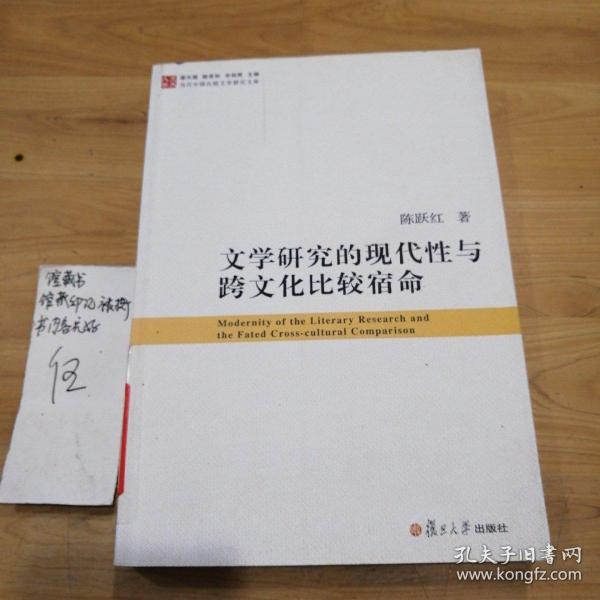 当代中国比较文学研究文库：文学研究的现代性与跨文化比较宿命