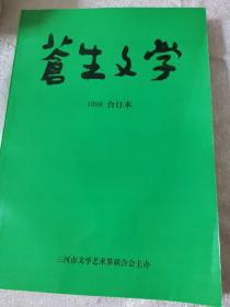 《苍生文学》1998合订本  地下室D12箱子里面存放