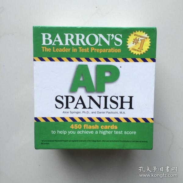 Barron's AP Spanish Flash Cards 