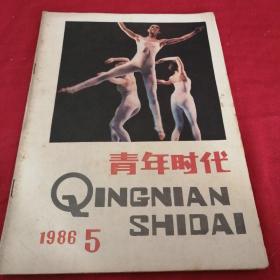 青年时代    （月刊）贵州版   1986年第5期 老版本，详见图片和目录