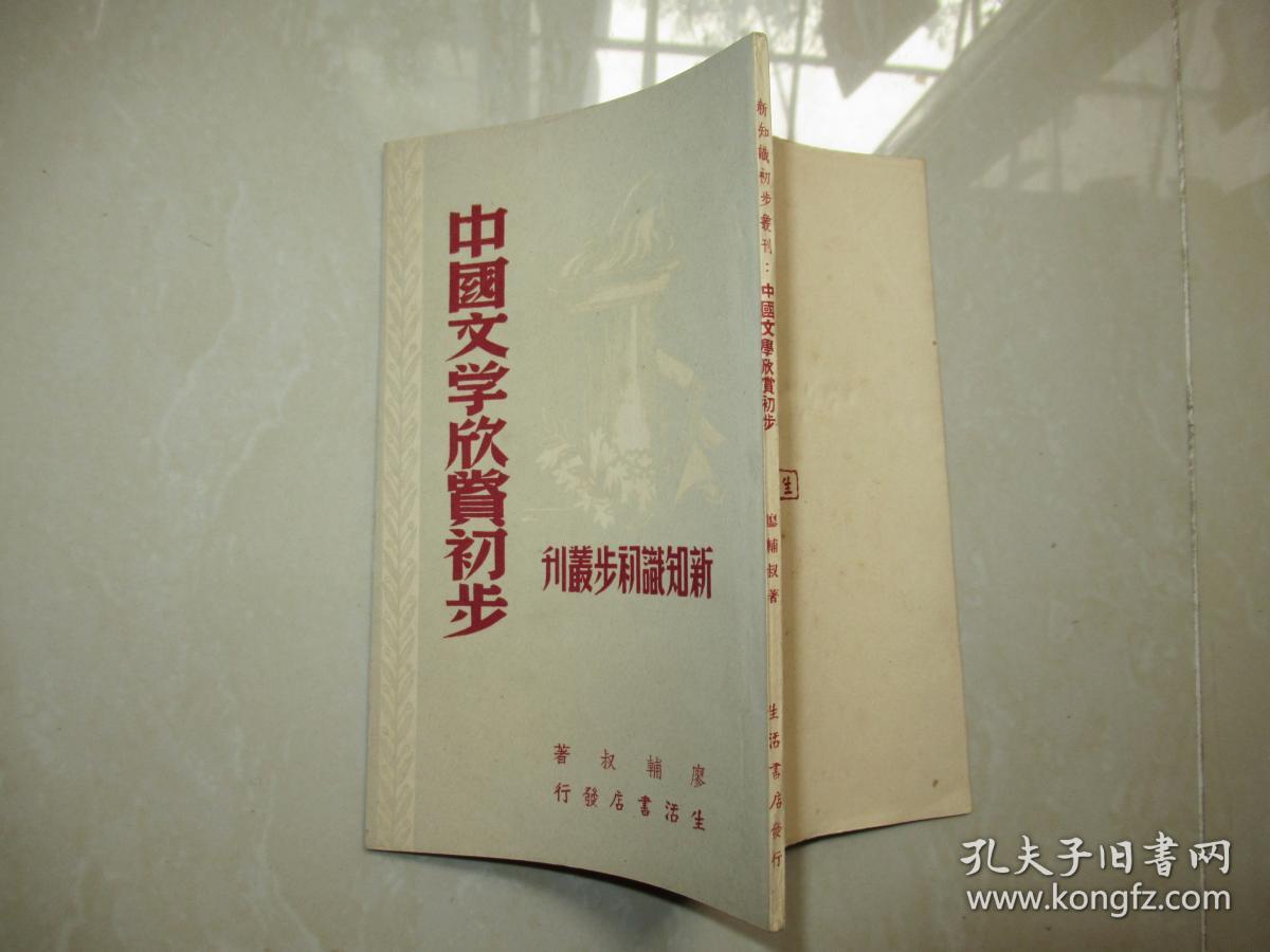 中国文学欣赏初步（新知识初步丛刊） 品相好