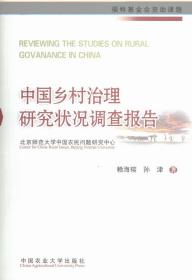 中国乡村治理研究状况调查报告