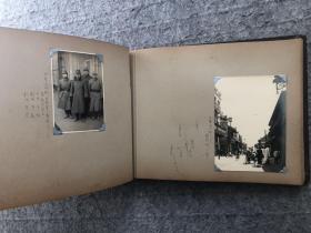 老银盐照片50张 相册一件 北支那出征记录 名古屋 松田和夫 1940年-1943年 北京