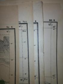 河西新疆五十万分一地图集     麻城 丁实存藏   1943年4月初版  43张齐全  无封套    国立中央大学理科研究所地理学部编制  此图绘制精确，彩色印刷，  稀见。