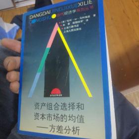资产组合选择和资本市场的均值：方差分析