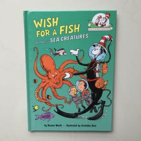 Wish for a Fish: All About Sea Creatures (Cat in the Hat's Learning Library) [Hardcover]海洋生物 儿童书（精装）