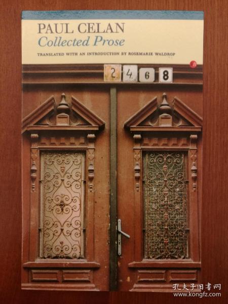 Collected Prose: Paul Celan（进口原版，国内现货）