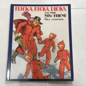 Flicka, Ricka, Dicka, and Their New Friend  英文绘本