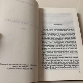 法文原版书 Maria Vandamme roman