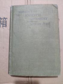 原版英文数学书 民国老书：ELEMENTS OF ANALYTIC GEOMETRY