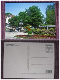 外国明信片，德国原版，柏林城市绿化，品如图